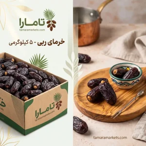 خرید خرما ربی کارتن ۵ کیلویی